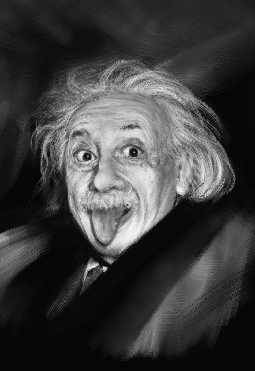 アインシュタイン描いてみた Twodolls